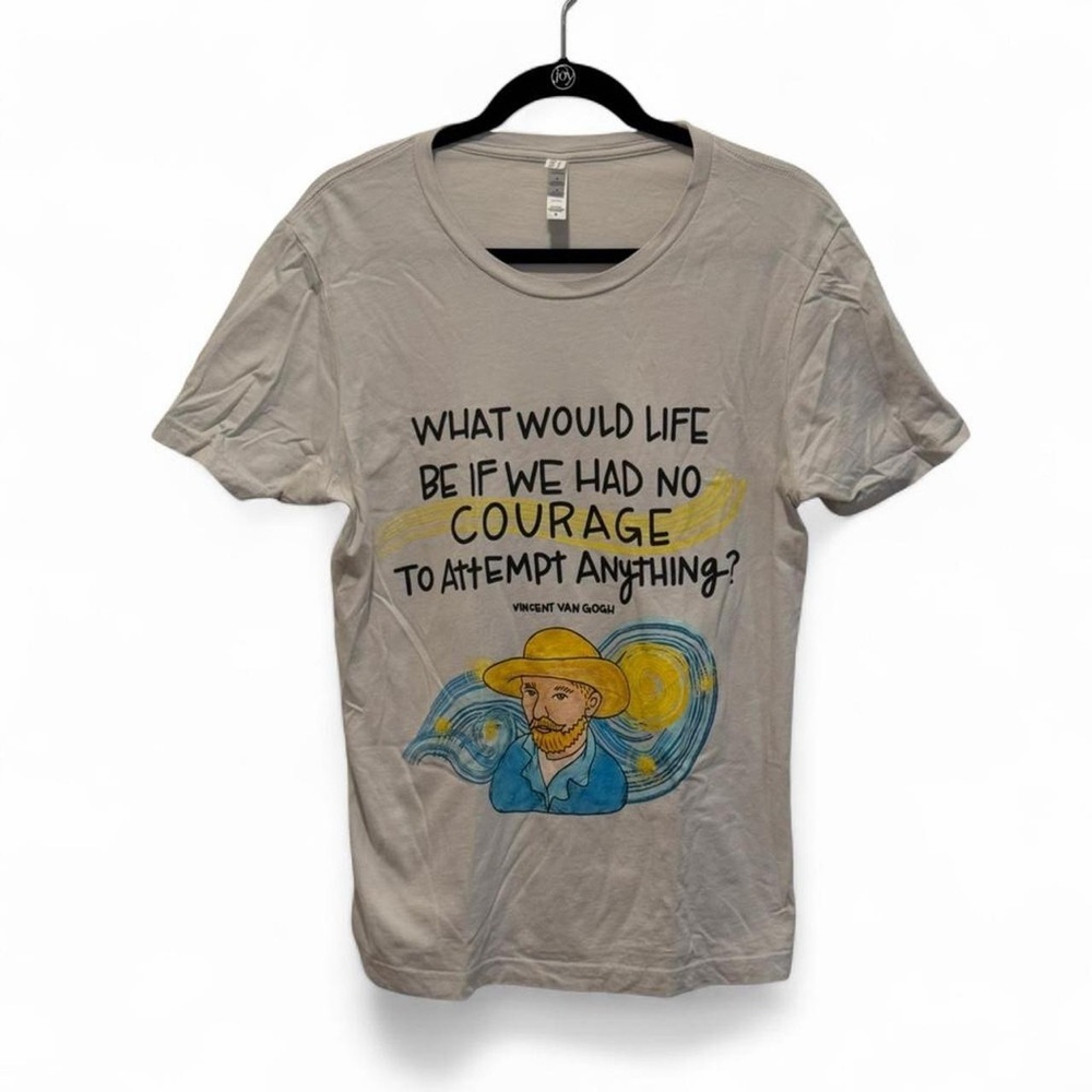 Bella Canvas Light Gray Van Gogh Quote Graphic Tee